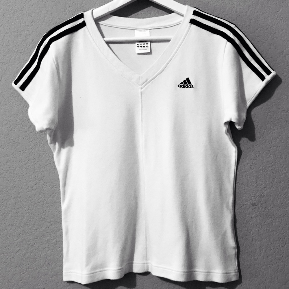 Adidas White Cotton Shirt